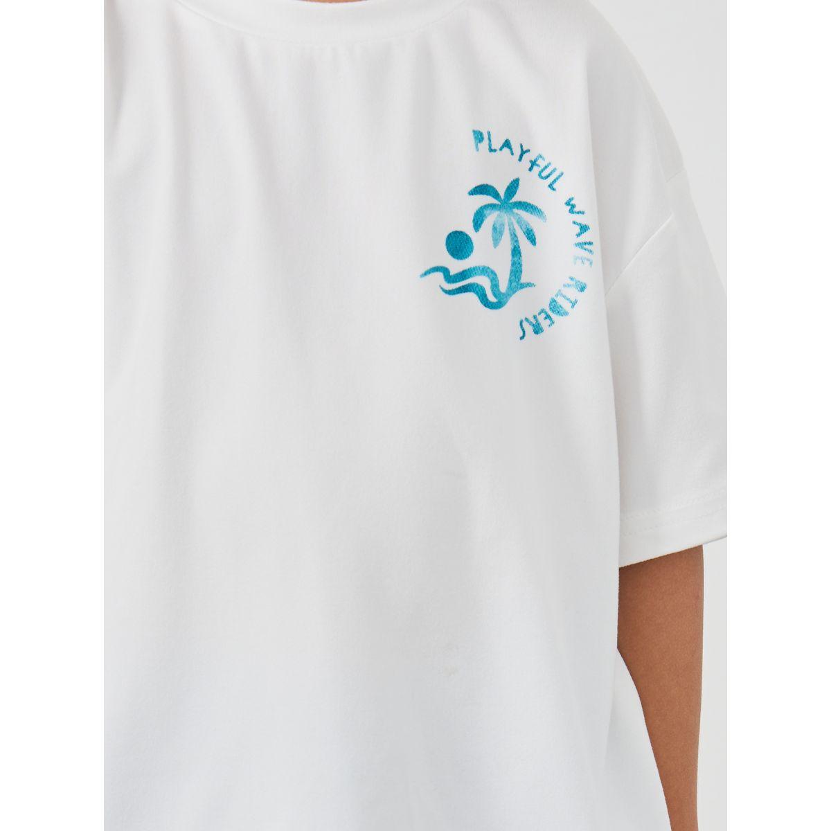 Styli Slogan Print Round Neck T-Shirt-boys-clothing-tshirtsandpolos-image-4