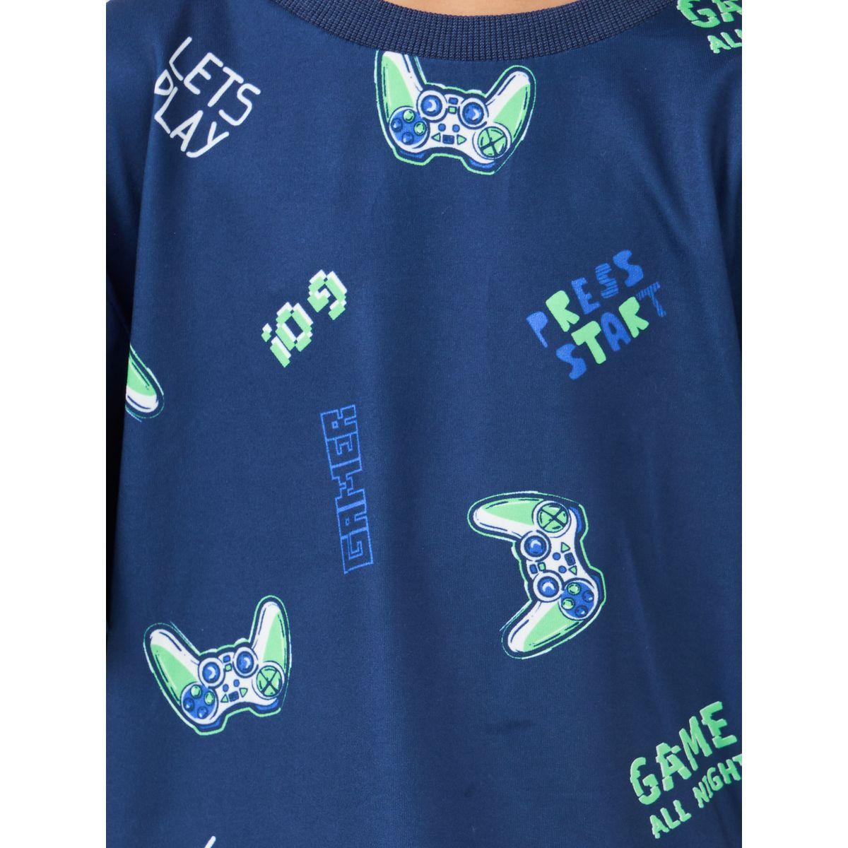 تيشيرت مطبع بالكامل مع ياقة دائرية-boys-clothing-tshirtsandpolos-image-3