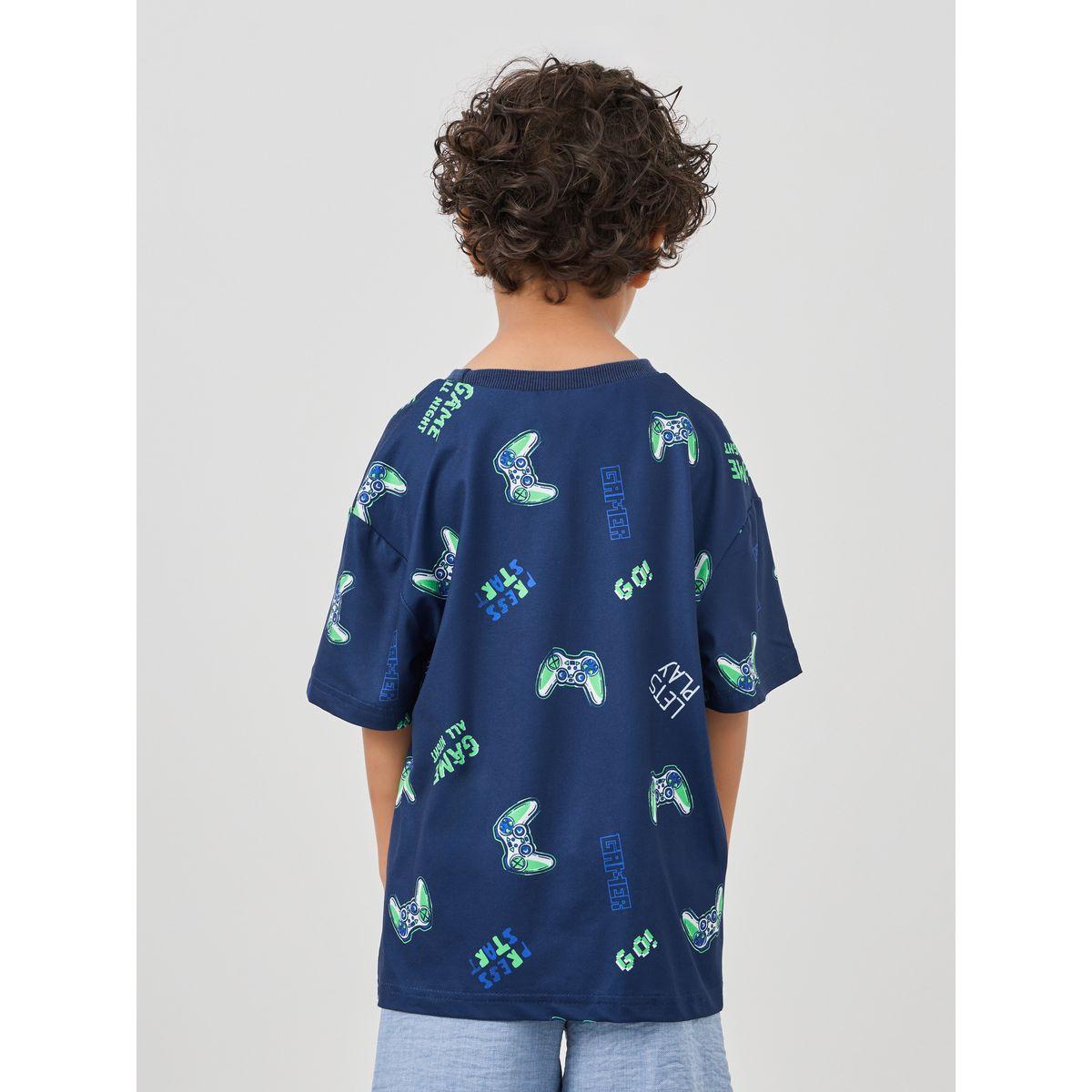 تيشيرت مطبع بالكامل مع ياقة دائرية-boys-clothing-tshirtsandpolos-image-4
