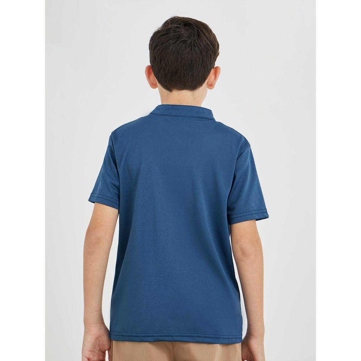 Styli Embroidered Mandarin Collar Short Sleeve T-Shirt-boys-clothing-tshirtsandpolos-image-4
