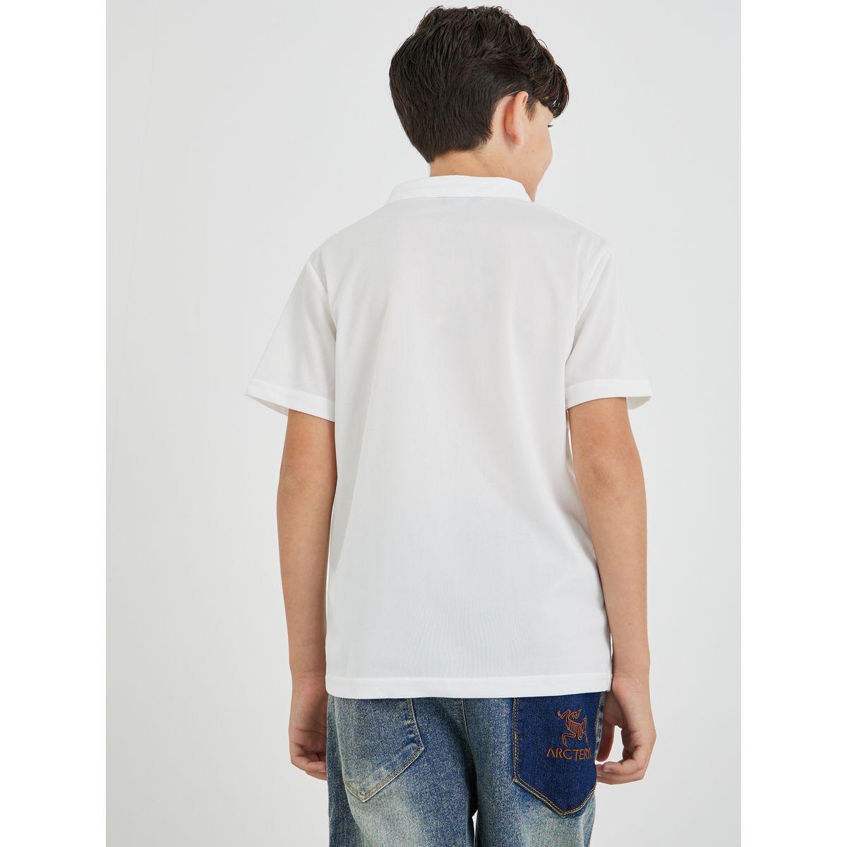 تيشيرت مُطرّز بياقة ماندارين مع أزرار غلق-boys-clothing-tshirtsandpolos-image-4