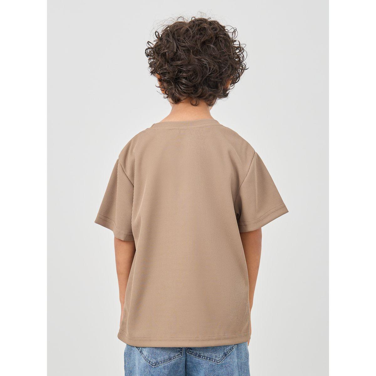 تيشيرت بياقة دائرية ومزين بشارة-boys-clothing-tshirtsandpolos-image-4