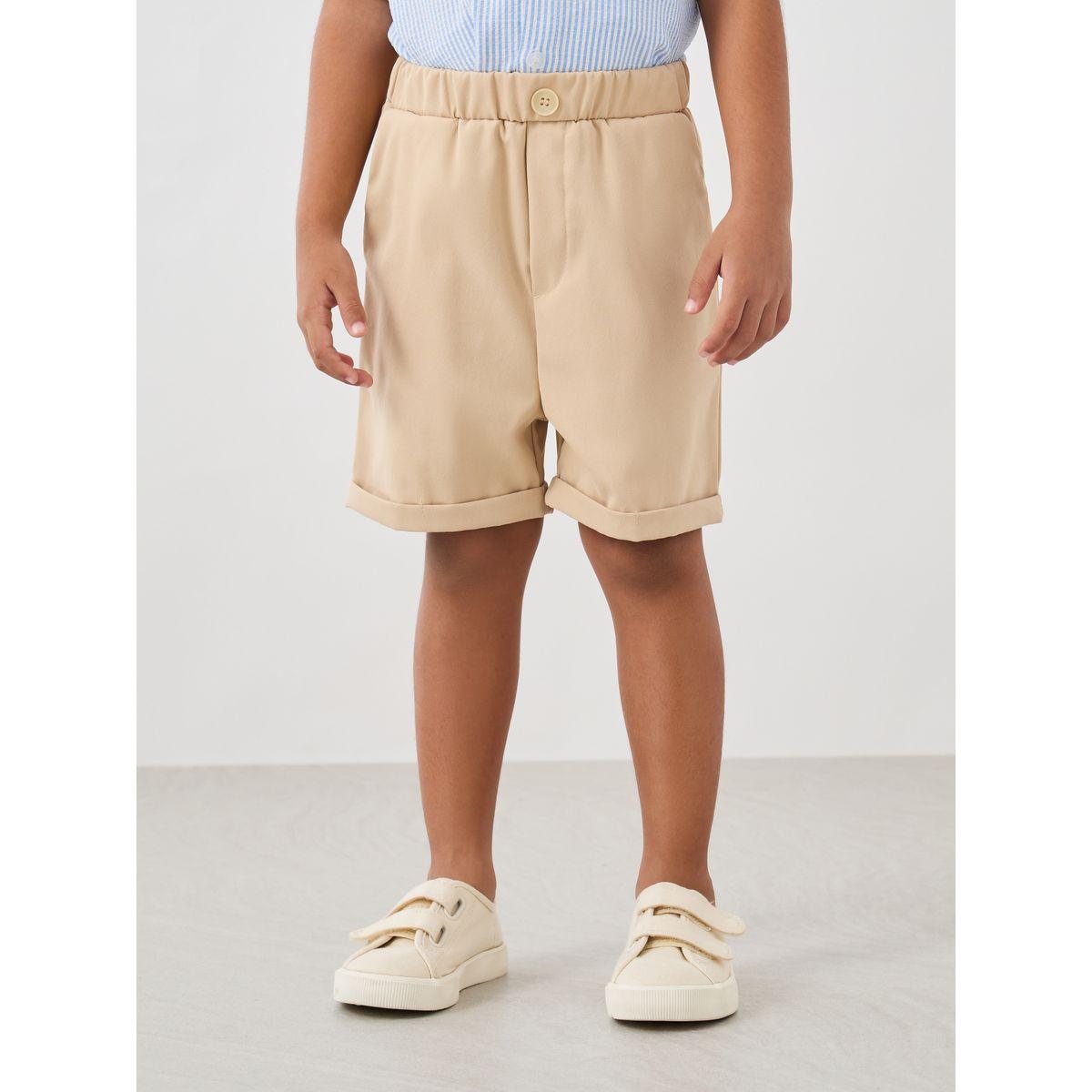 Styli Short Sleeve Buttoned Shirt and Shorts Set-boys-clothing-setsandcoords-image-5