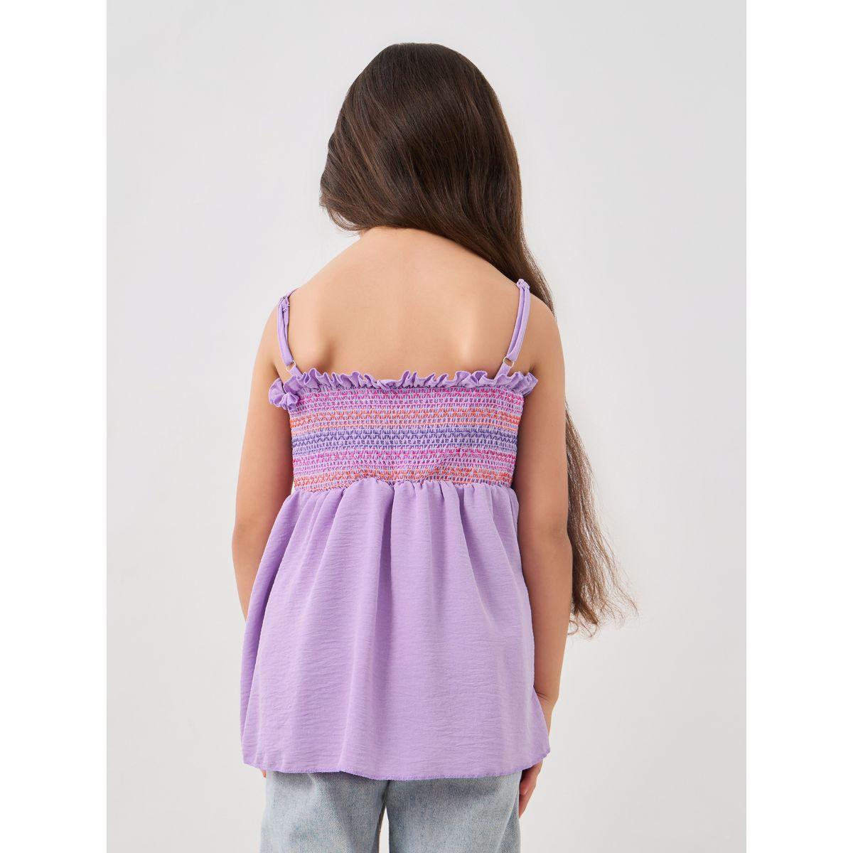 بلوزة بياقة واسعة وأربطة كتف-girls-clothing-blousesandshirts-image-4