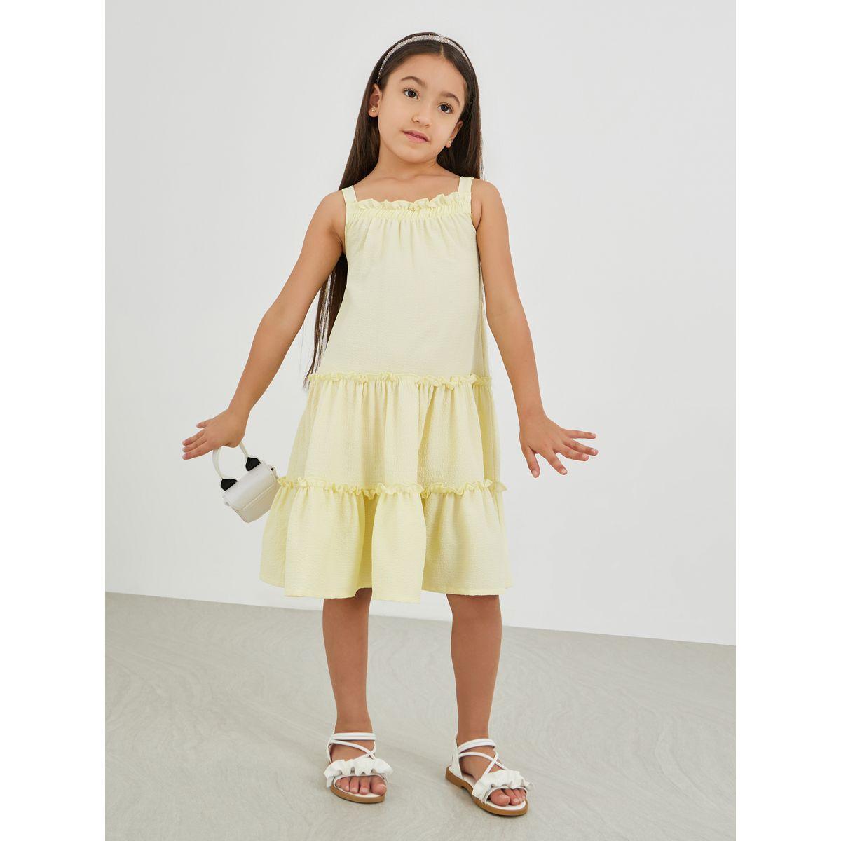 فستان بتفاصيل كسرات بارزة الملمس-girls-clothing-dressesandjumpsuits-image-1