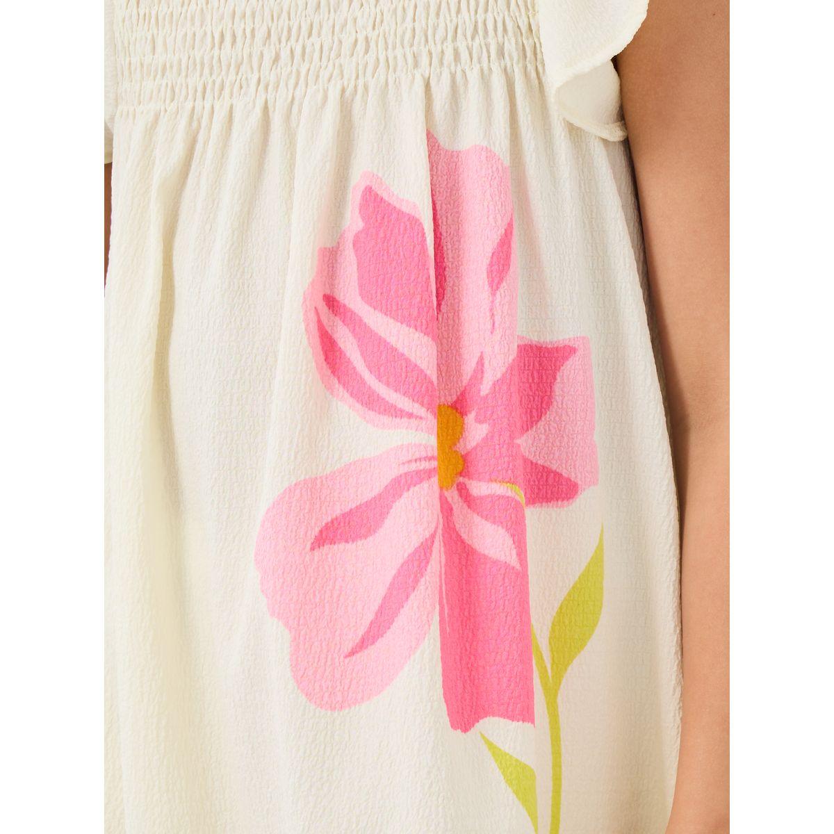 فستان بطبعة جرافيك مع أكمام كشكش-girls-clothing-dressesandjumpsuits-image-3