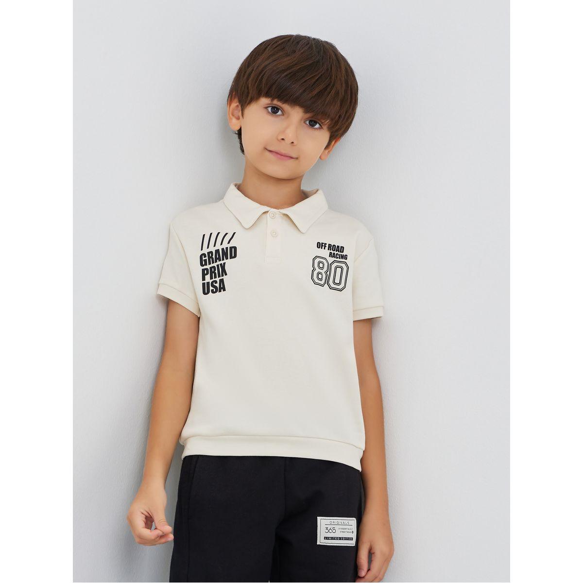 تيشيرت بولو بطبعة كتابة-boys-clothing-tshirtsandpolos-image-1