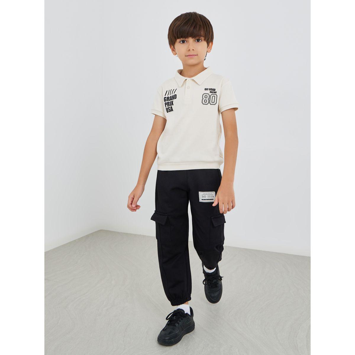 تيشيرت بولو بطبعة كتابة-boys-clothing-tshirtsandpolos-image-2