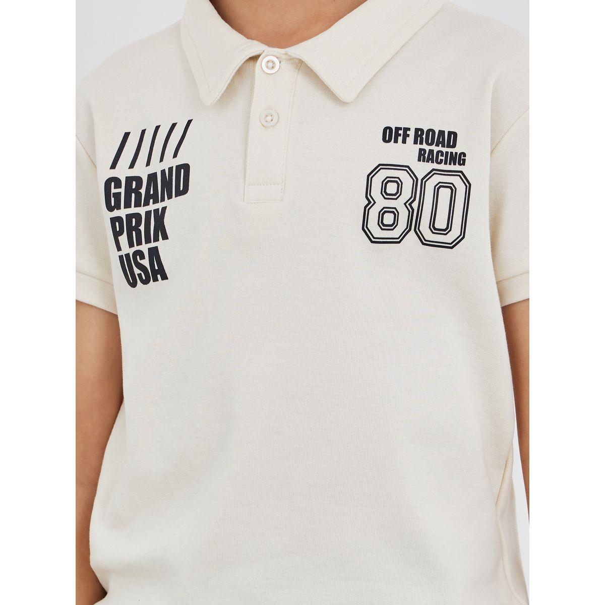 Styli Slogan Print Polo Neck T-Shirt-boys-clothing-tshirtsandpolos-image-3