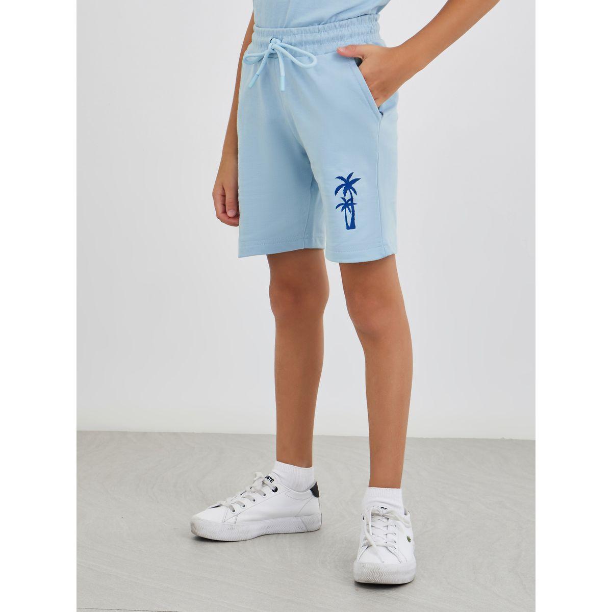 Styli Slogan Print Short Sleeve T-Shirt and Shorts Set-boys-clothing-setsandcoords-image-5