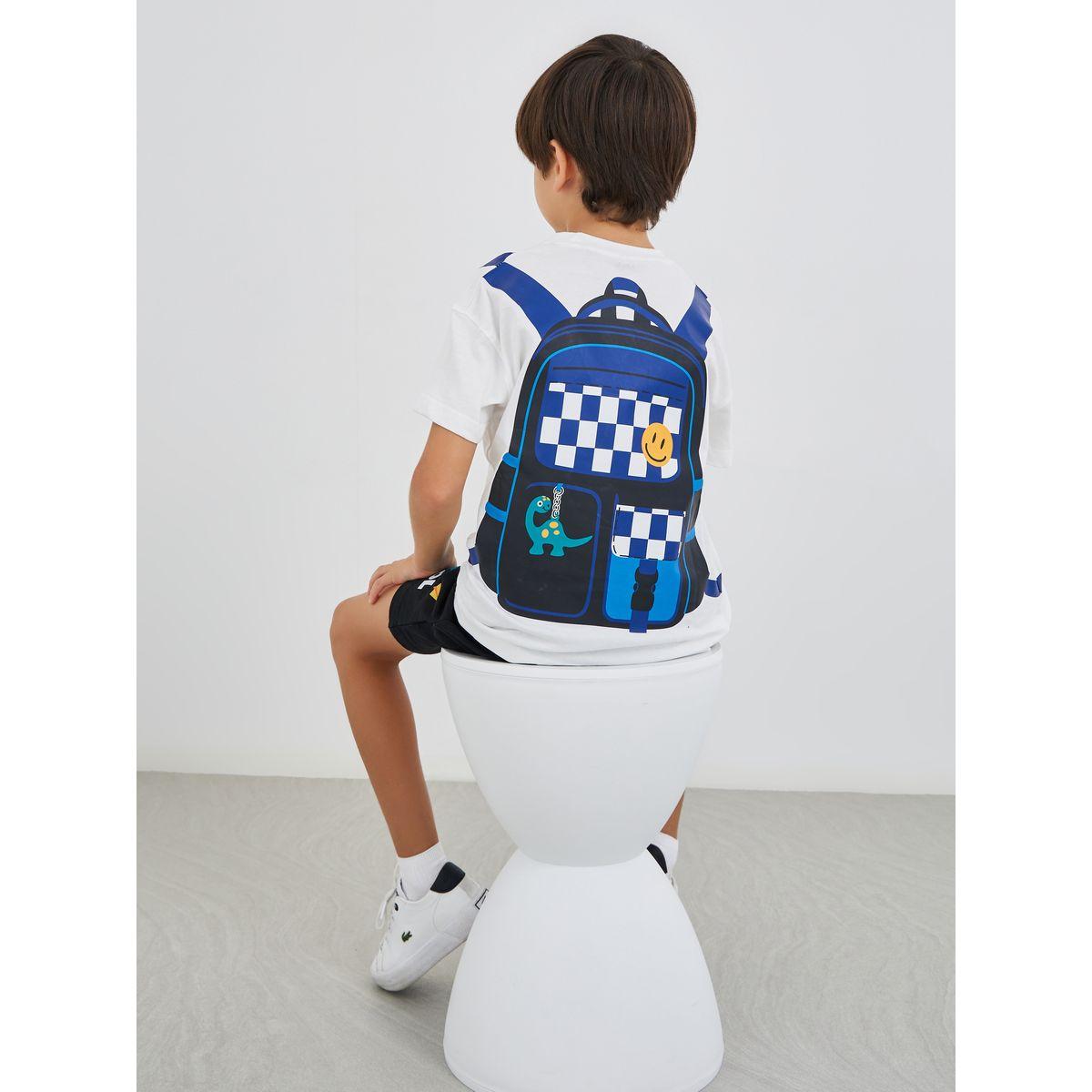 Styli Graphic Print Short Sleeve T-Shirt and Shorts Set-boys-clothing-setsandcoords-image-1