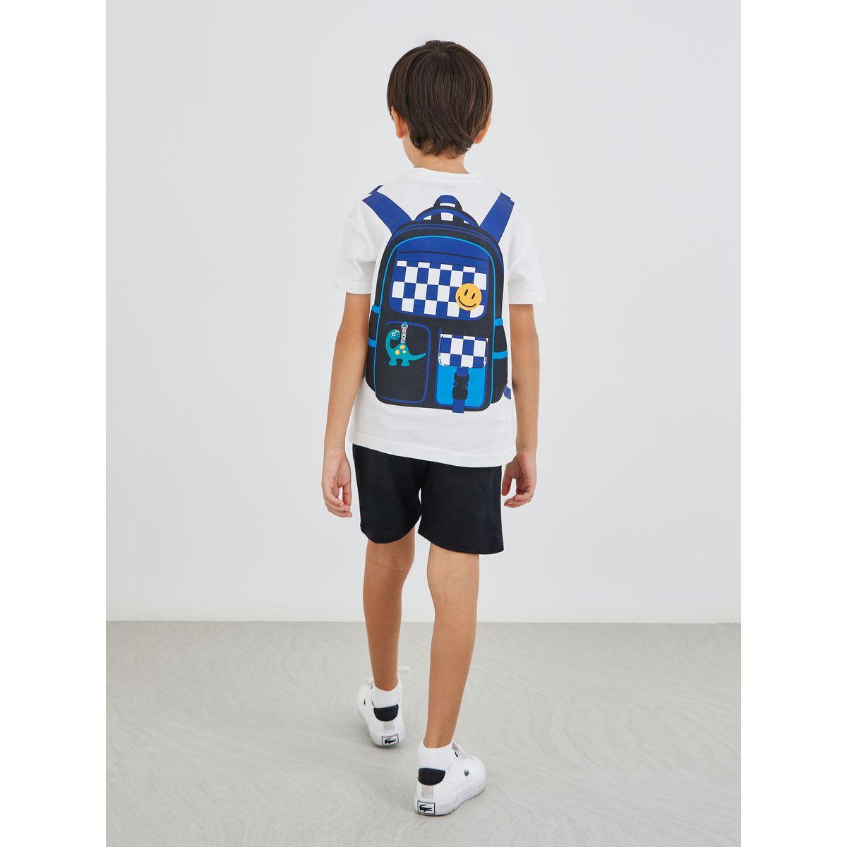 مجموعة من شورت وتيشيرت بطبعة جرافيك-boys-clothing-setsandcoords-image-5