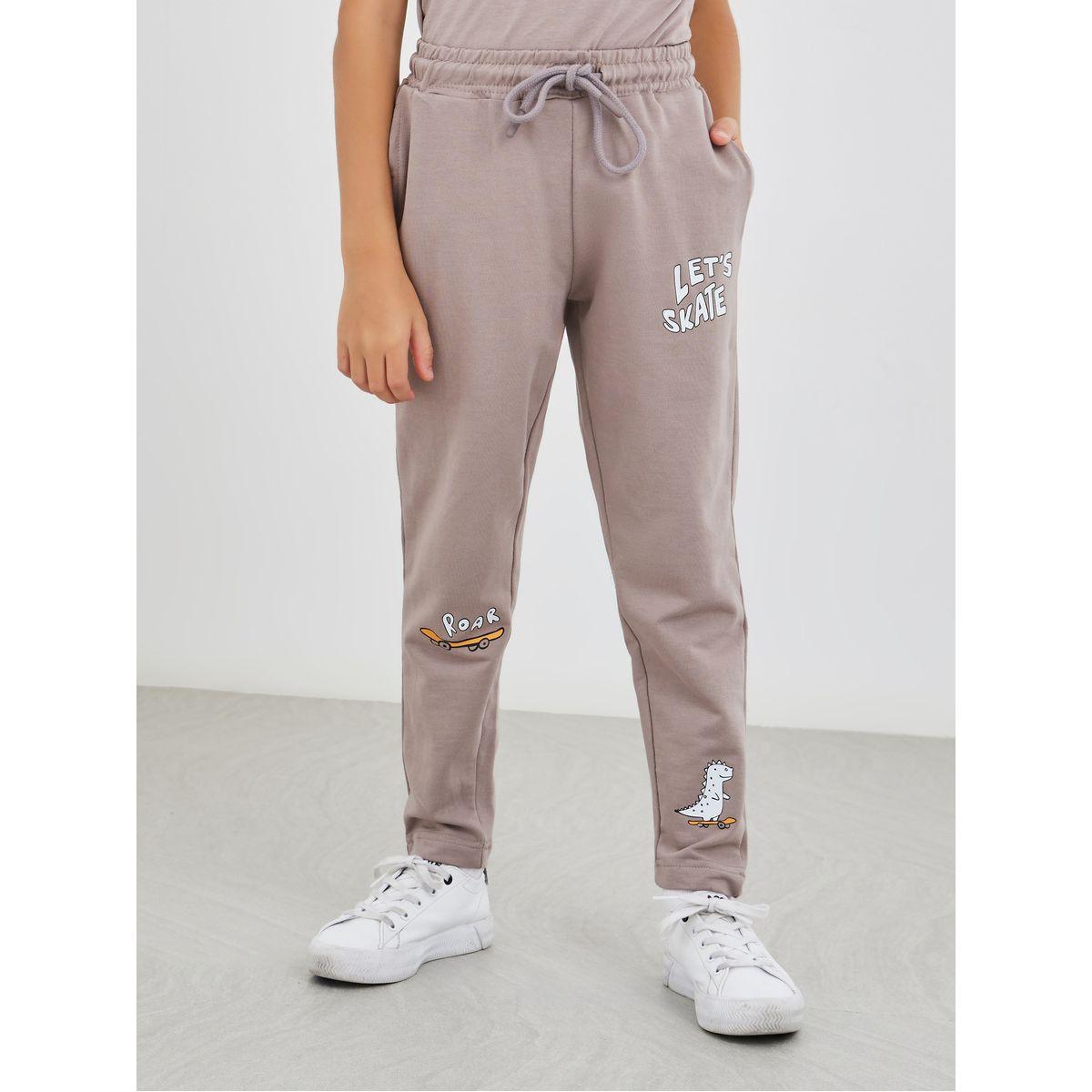 Styli Slogan Print Short Sleeve T-Shirt and Joggers Set-boys-clothing-setsandcoords-image-5