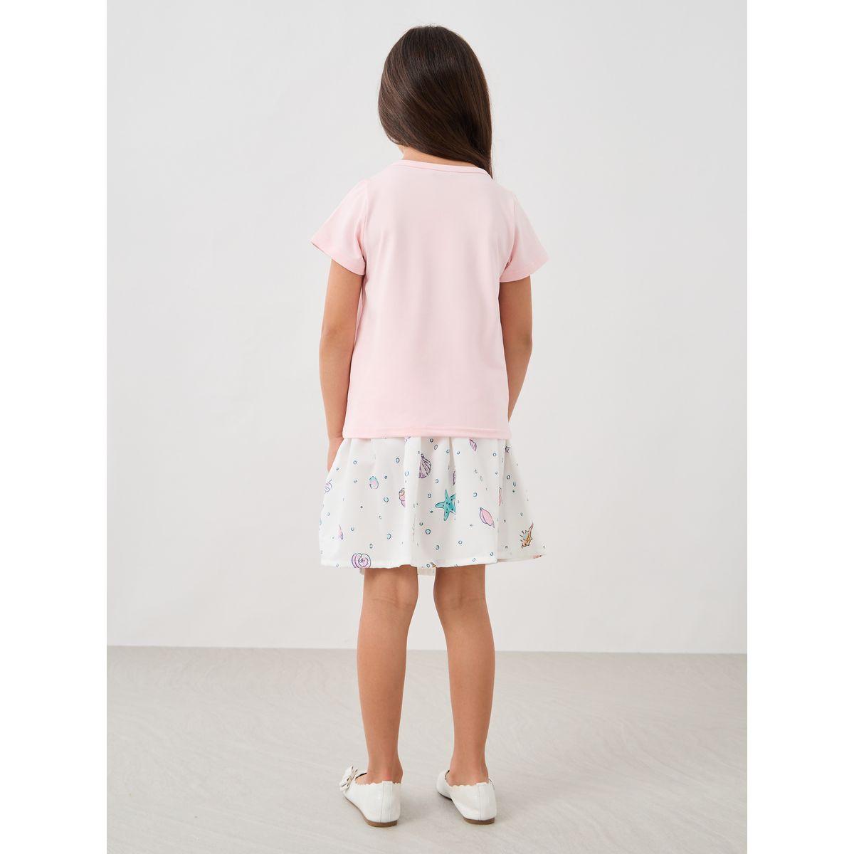 مجموعة من تنورة وتيشيرت بأكمام قصيرة-girls-clothing-setsandcoords-image-3