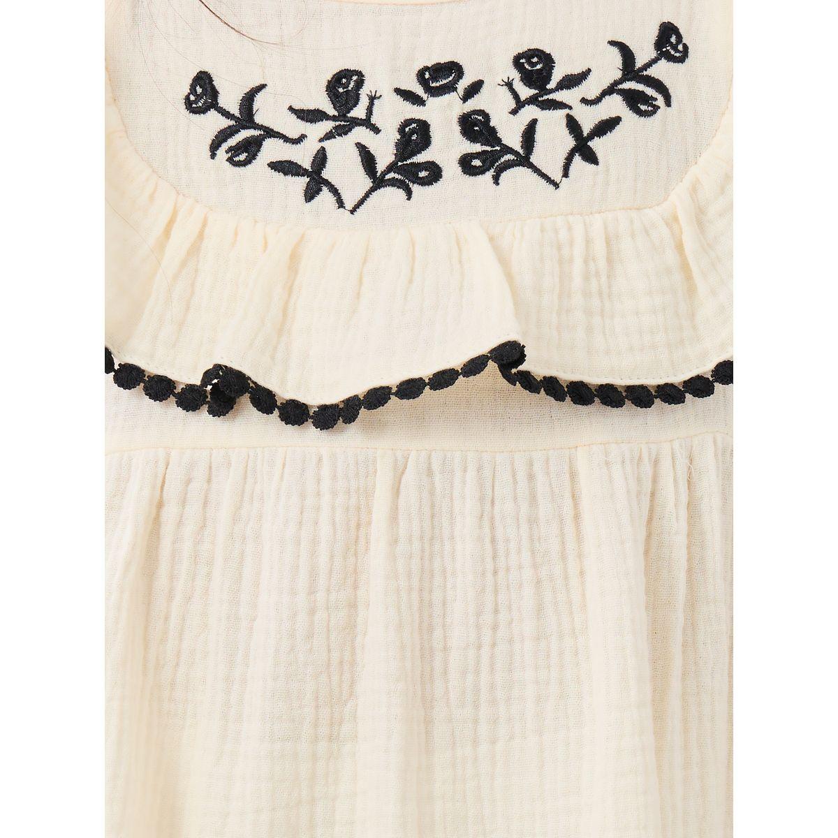 فستان بطول الركبة وبدون أكمام مع تفاصيل مُنمقة-girls-clothing-dressesandjumpsuits-image-3