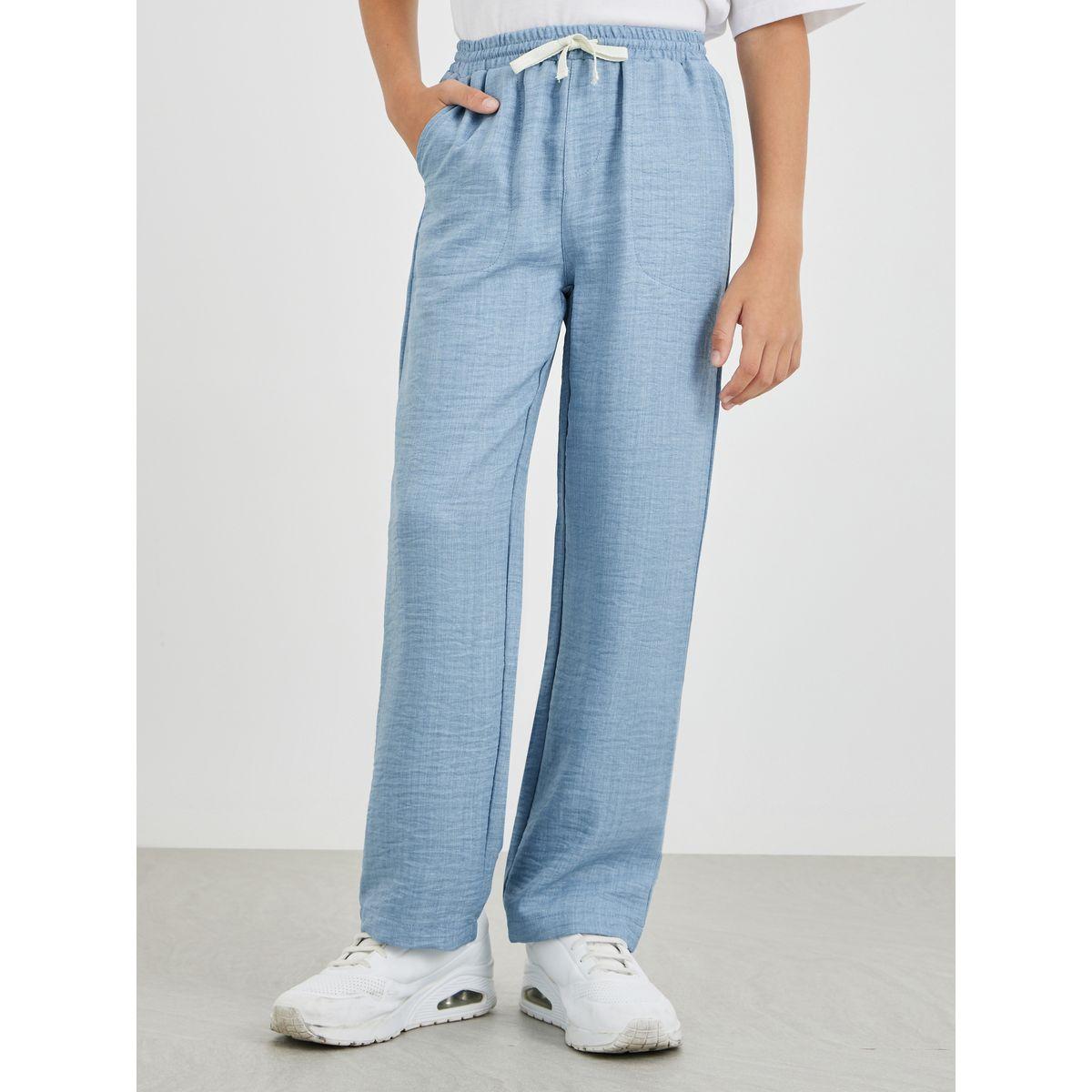 بنطال كتان بقصة عادية مع أربطة-boys-clothing-bottoms-trousers-image-1