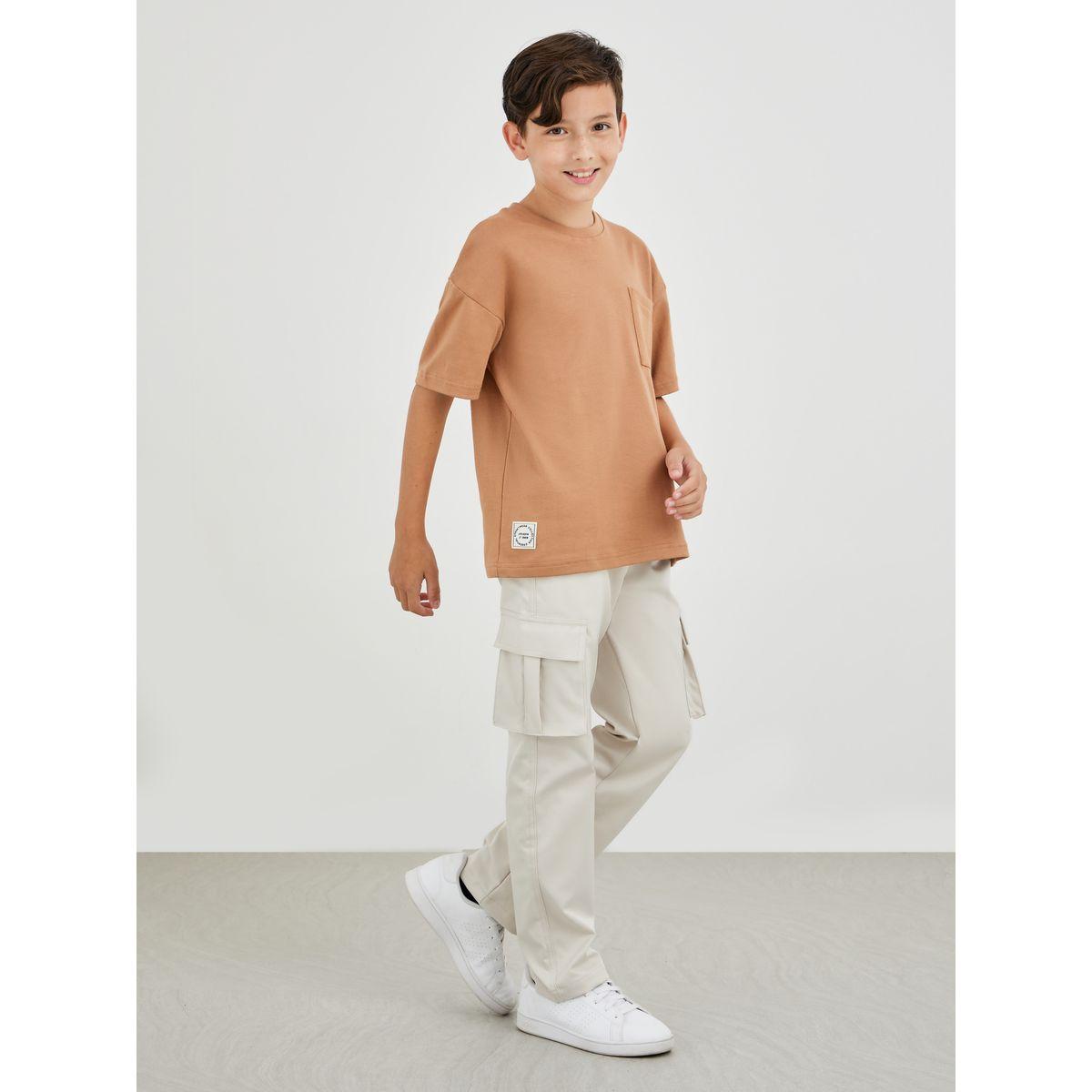 Styli Mid Rise Wide Leg Cargo Pocket Pants-boys-clothing-bottoms-trousers-image-2