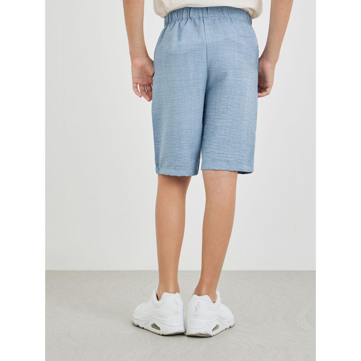 Styli Regular Fit Shorts with Drawstring-boys-clothing-bottoms-shorts-image-4