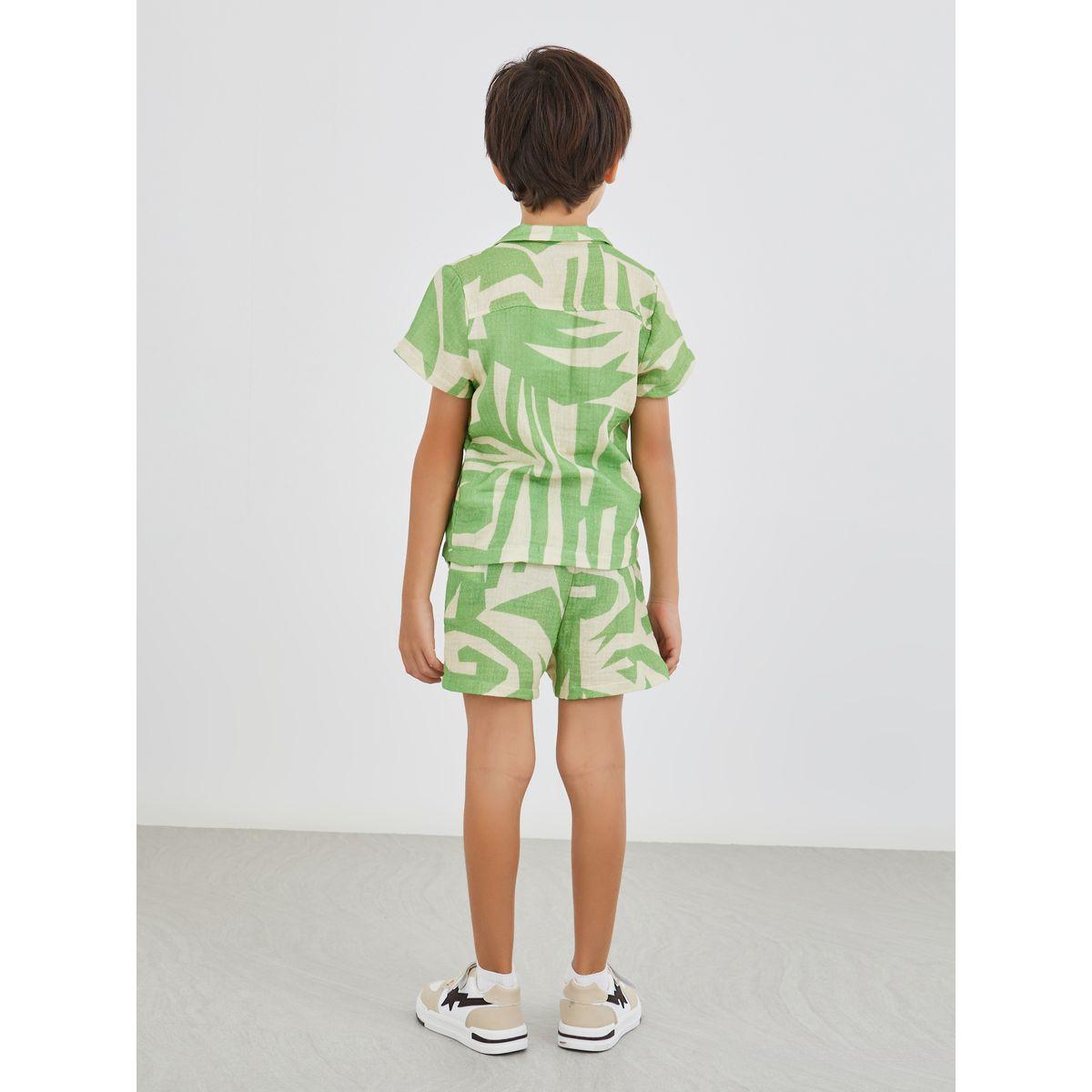 مجموعة من شورت وقميص مطبع بالكامل-boys-clothing-setsandcoords-image-4