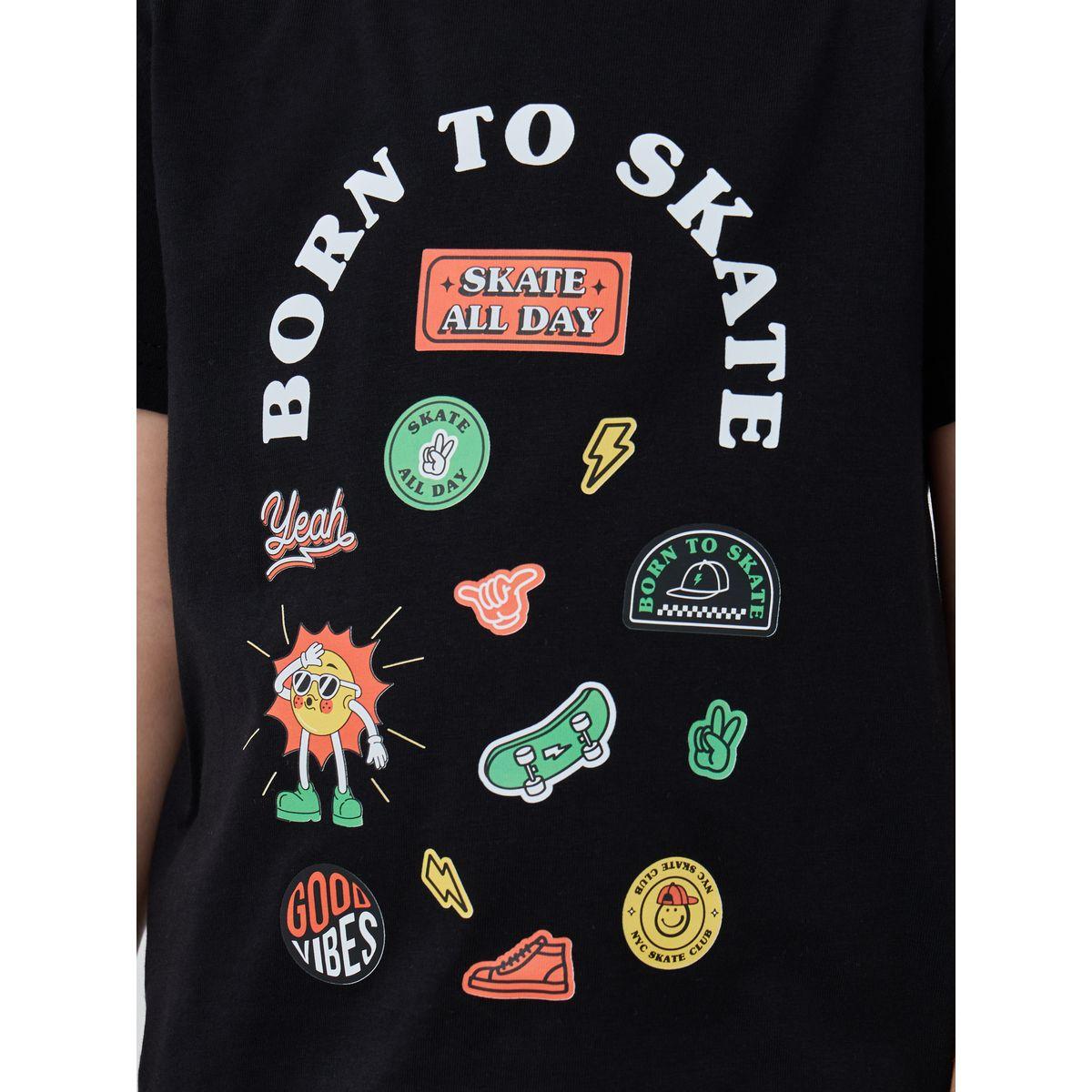 Styli Graphic Print Round Neck T-Shirt-boys-clothing-tshirtsandpolos-image-3
