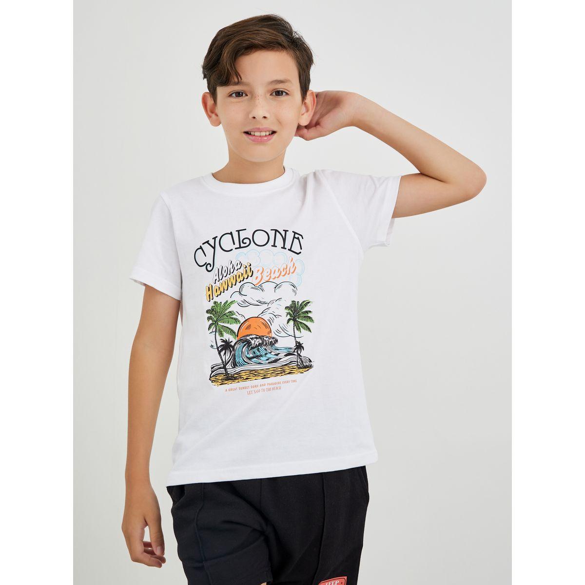 تيشيرت بطبعة جرافيك وأكمام قصيرة-boys-clothing-tshirtsandpolos-image-3