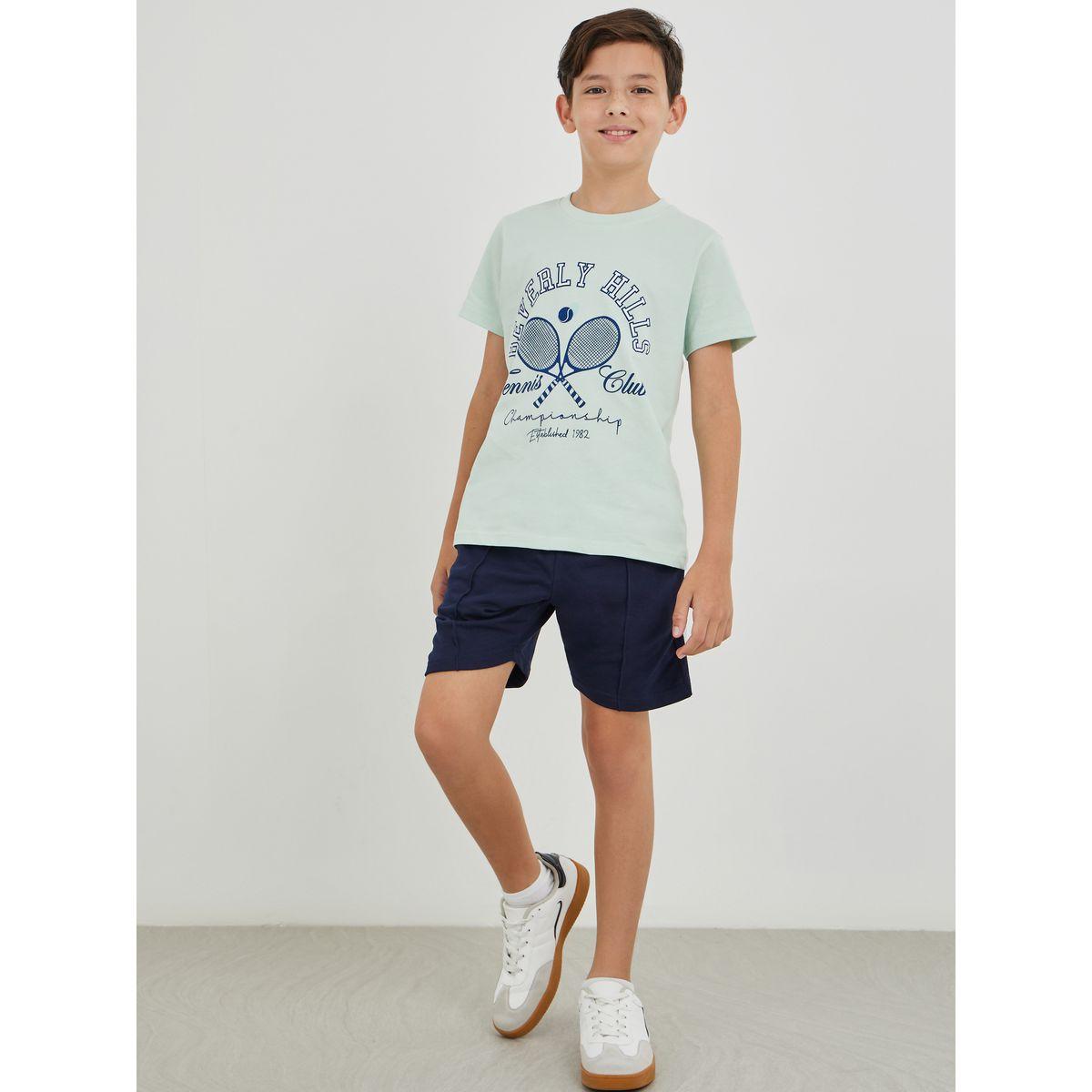 Styli Graphic Print Round Neck T-Shirt-boys-clothing-tshirtsandpolos-image-2