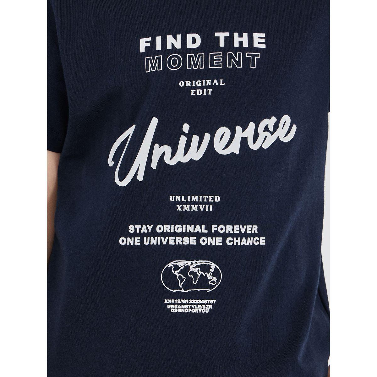 Styli Slogan Print Round Neck T-Shirt-boys-clothing-tshirtsandpolos-image-3