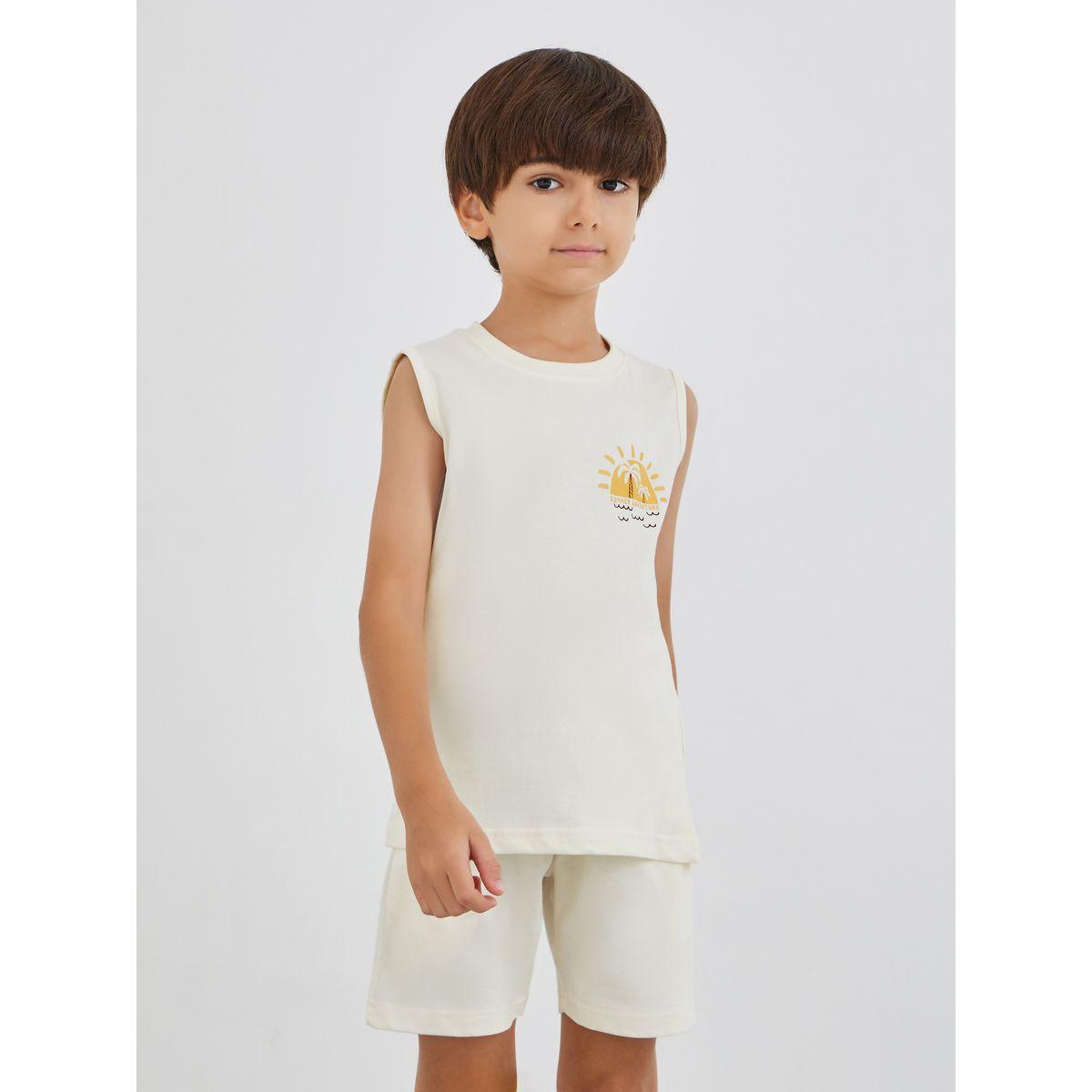 Styli Graphic Print Sleeveless T-Shirt and Shorts Set-boys-clothing-setsandcoords-image-2