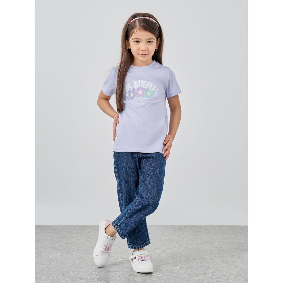 Styli Girls Graphic Print Short Sleeve T-Shirt-girls-clothing-tshirts-image-2