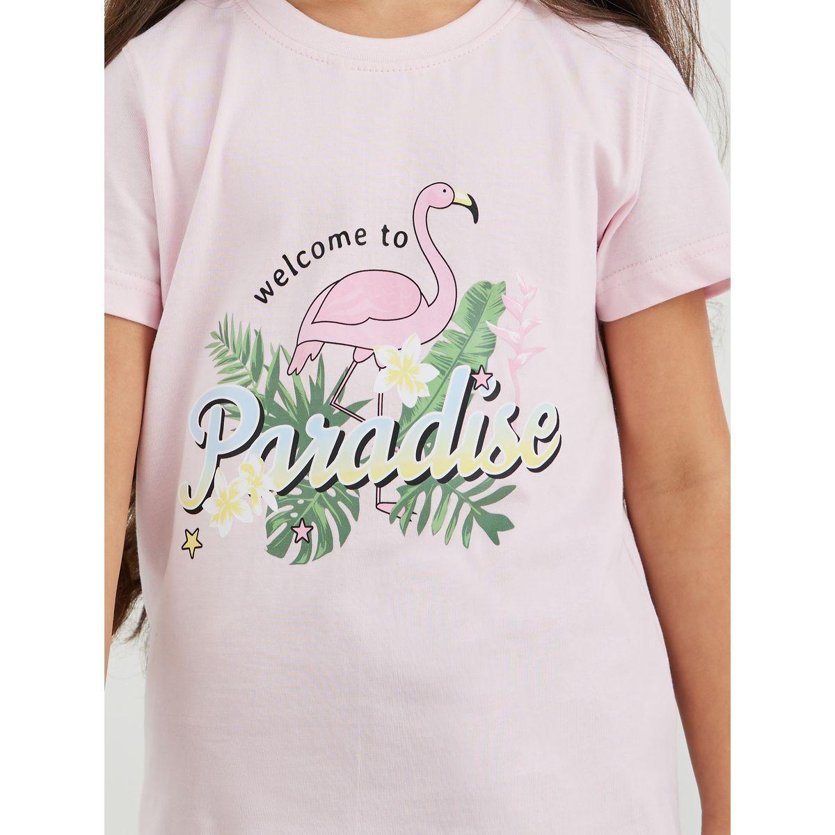 Styli Graphic Print Round Neck T-Shirt-girls-clothing-tshirts-image-3