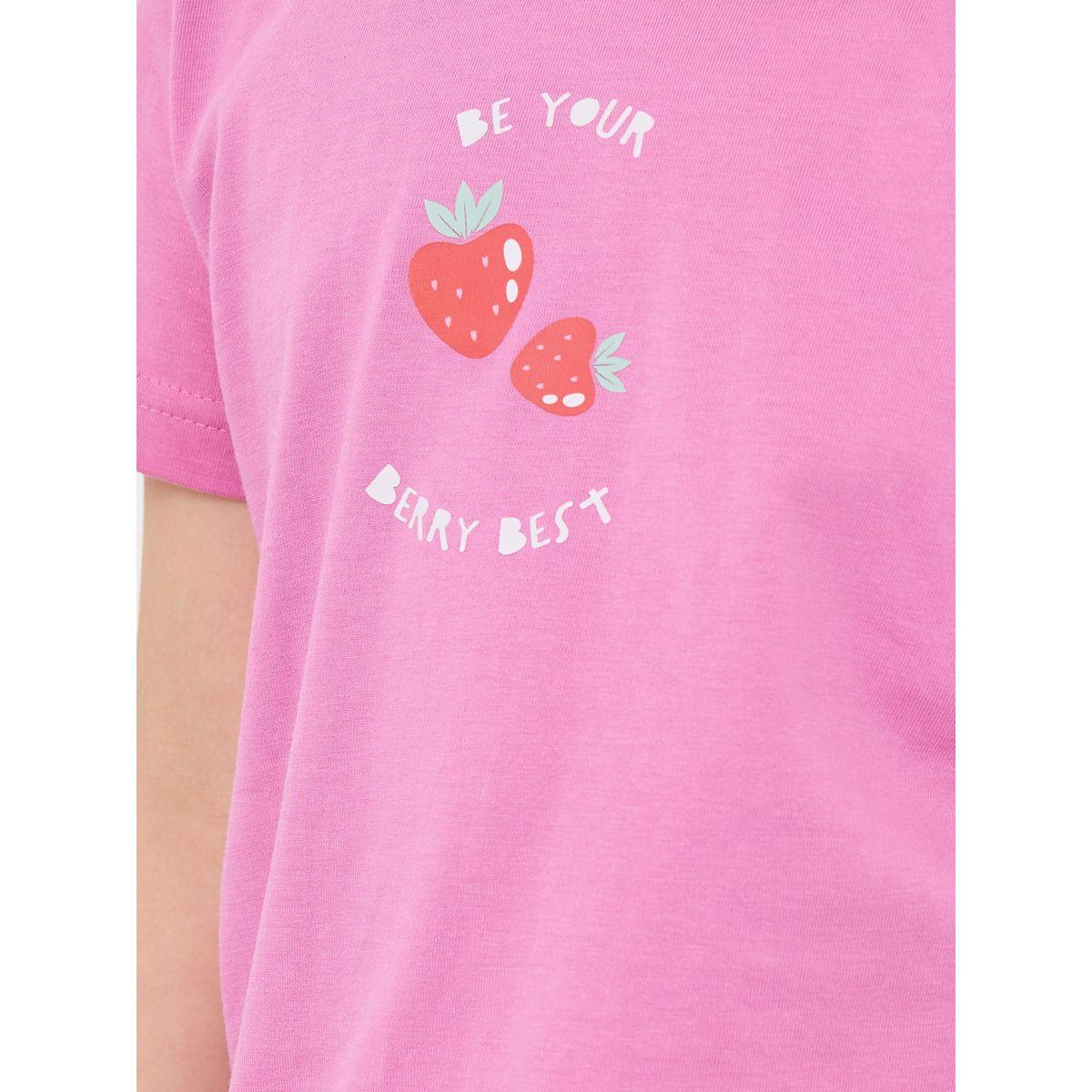 Styli Graphic Print Round Neck T-Shirt-girls-clothing-tshirts-image-3