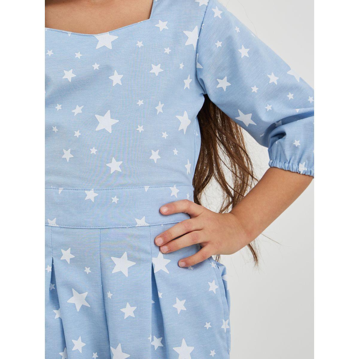 Styli All-Over Print Balloon Sleeve Pleated Detail Jumpsuit-girls-clothing-dressesandjumpsuits-image-4