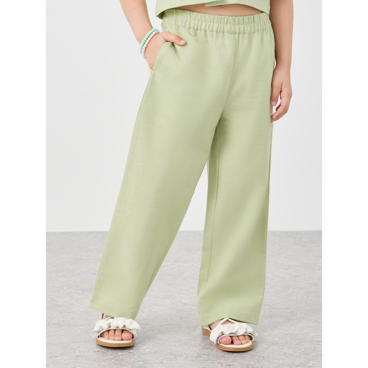 Styli Buttoned Short Sleeve Blouse and Pants Co-Ords-girls-clothing-setsandcoords-image-4