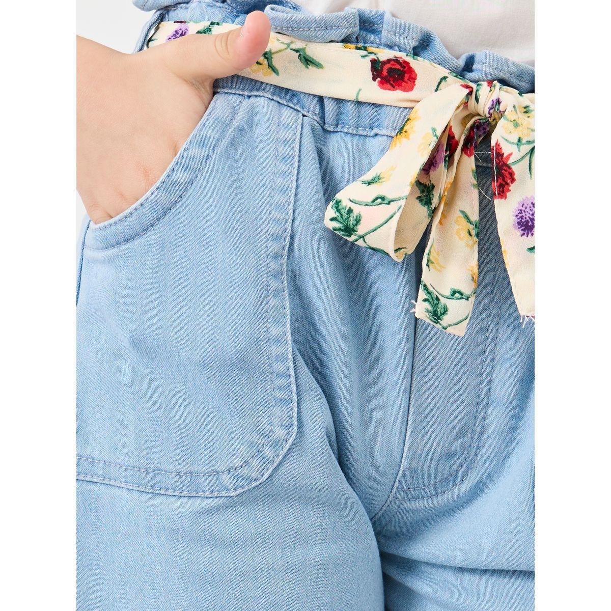 شورت بنسيج دنيم-girls-clothing-bottoms-shorts-image-3