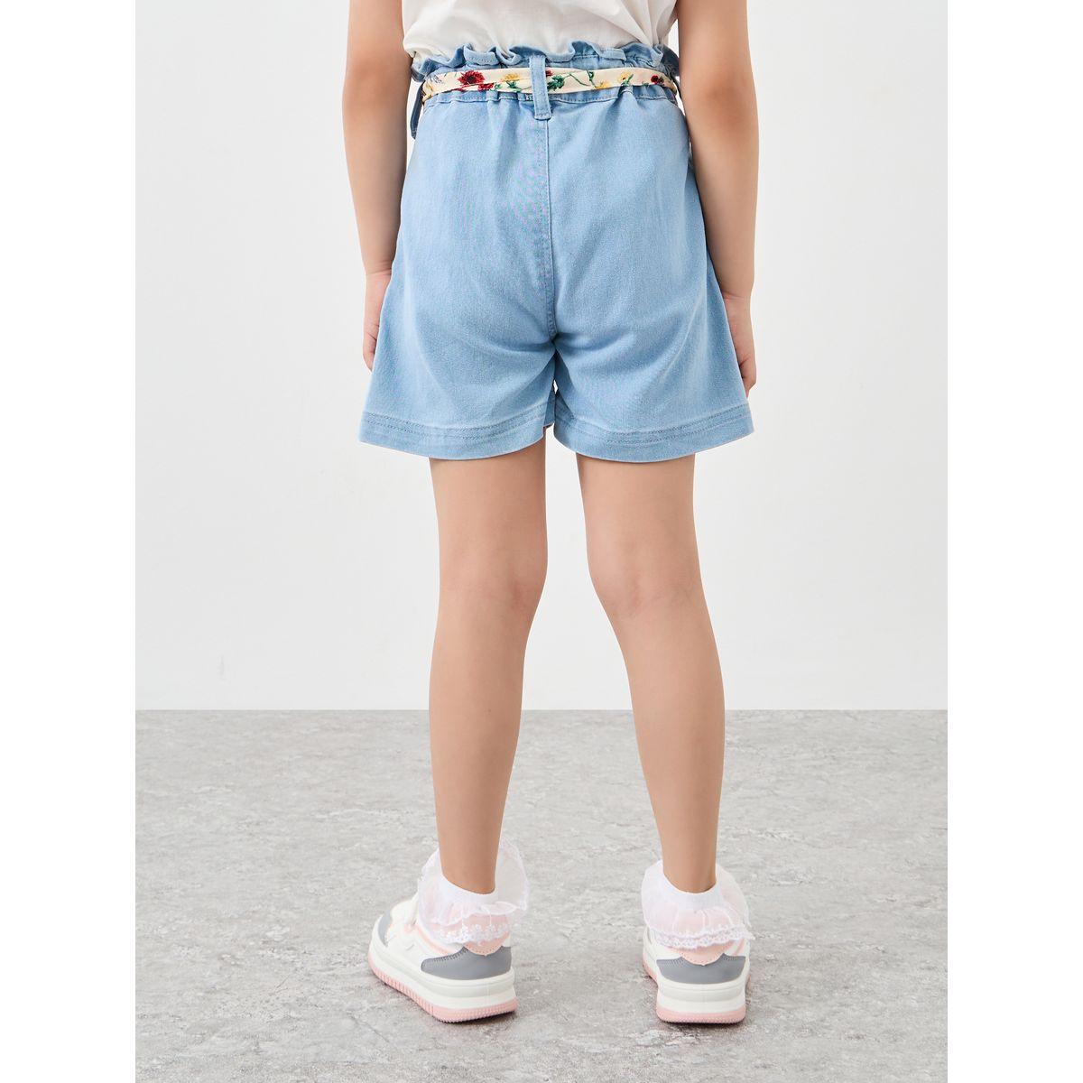 شورت بنسيج دنيم-girls-clothing-bottoms-shorts-image-4