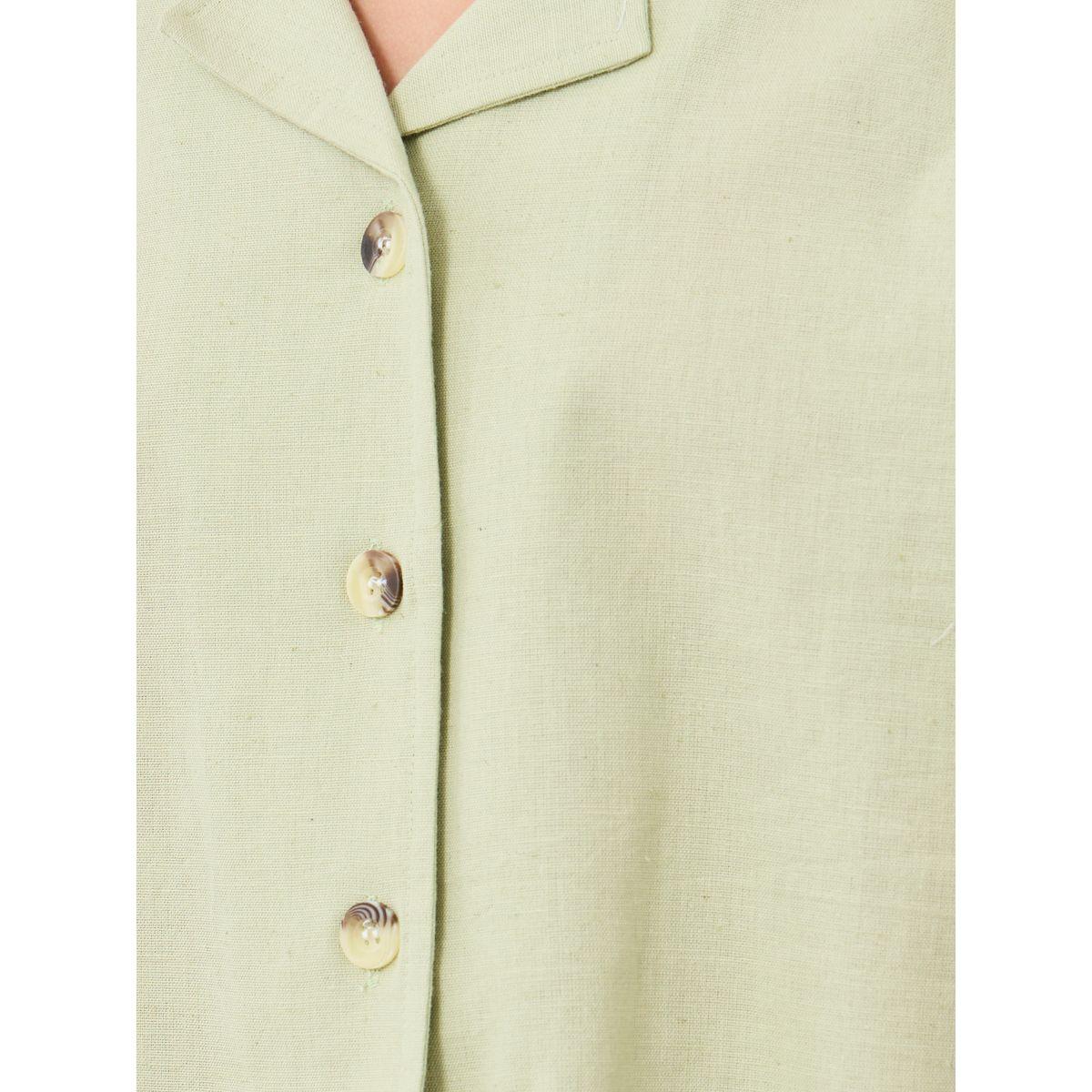 Styli Collared Button Shirt and Pants Set-girls-clothing-setsandcoords-image-3