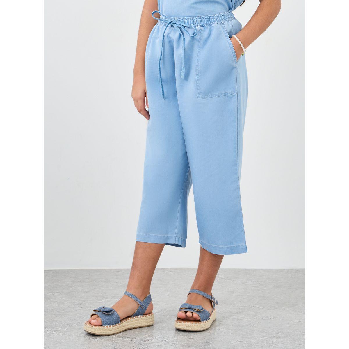 طقم منسق من بنطال مع بلوزة بحافة كشكش-girls-clothing-setsandcoords-image-4