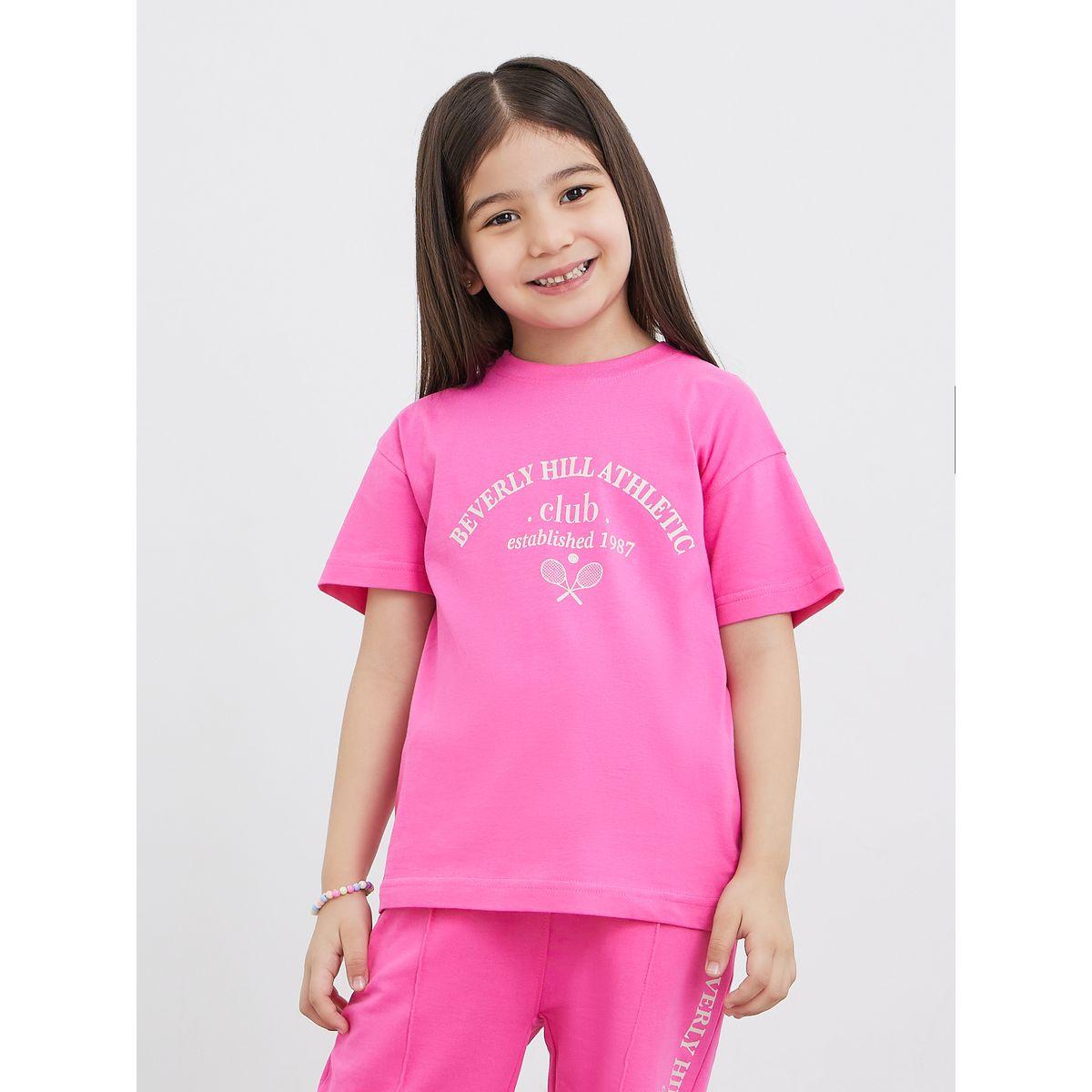Styli Graphic Print Oversized T-Shirt and Joggers Set-girls-clothing-setsandcoords-image-2