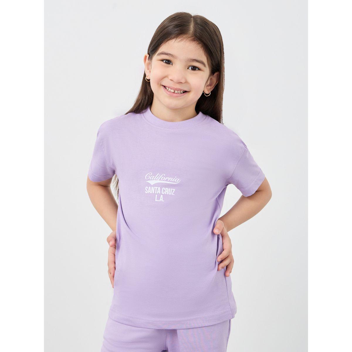 Styli Slogan Print Oversized T-Shirt and Wide Leg Joggers Set-girls-clothing-setsandcoords-image-3