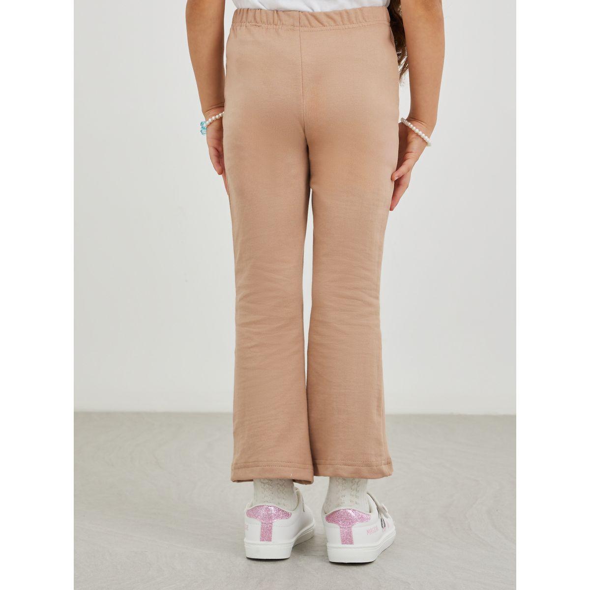 ليقنز سادة واسع بتفاصيل محزوزة-girls-clothing-bottoms-leggings-image-4