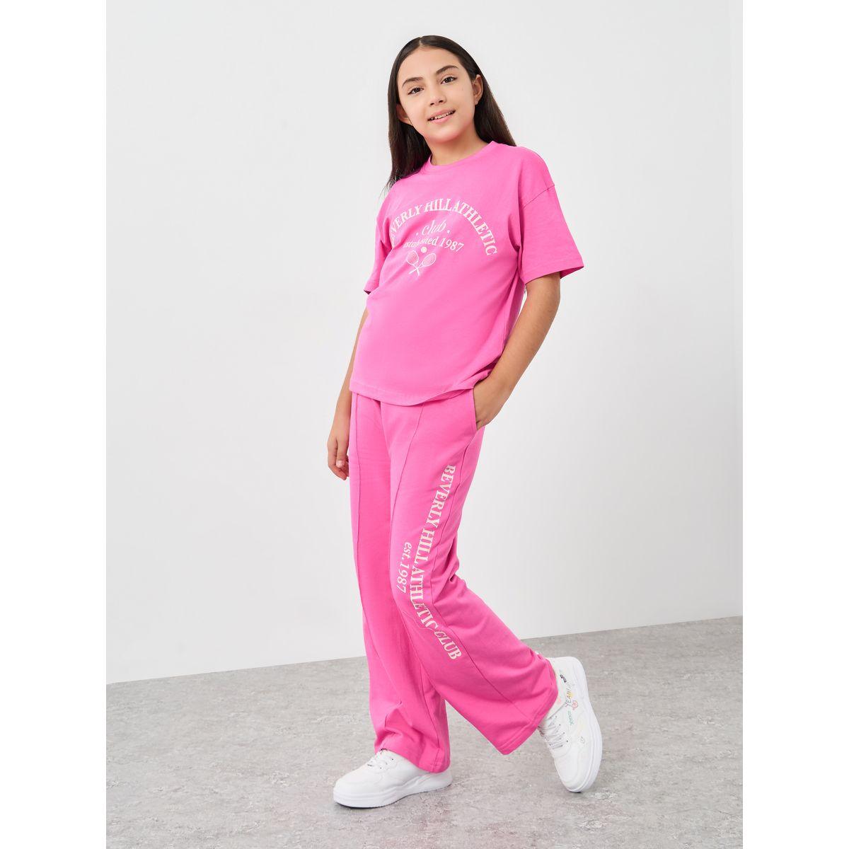طقم من جوغر وتيشيرت فضفاض مُطبع-girls-clothing-setsandcoords-image-1
