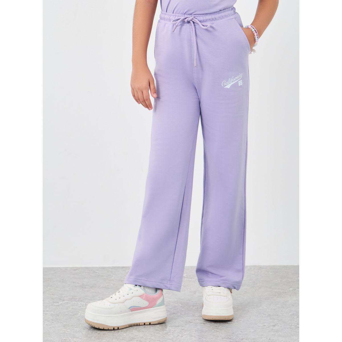 Styli Girls Text Print Oversized T-Shirt and Wide Leg Joggers Set-girls-clothing-setsandcoords-image-5