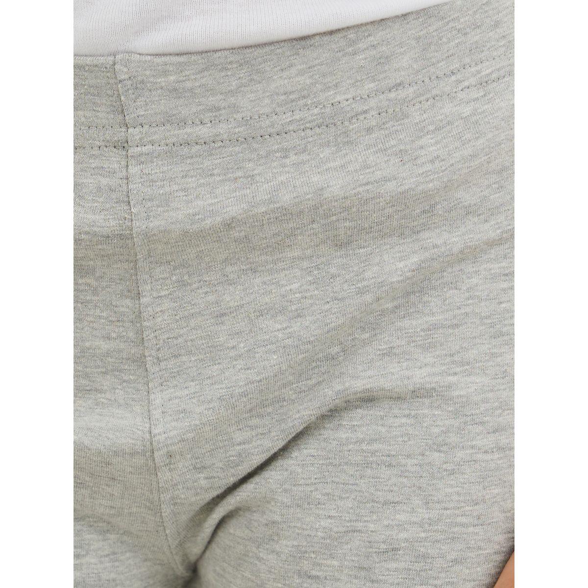 Styli Girls Grey Solid Elasticated Waistband Flared Leggings-girls-clothing-bottoms-leggings-image-3