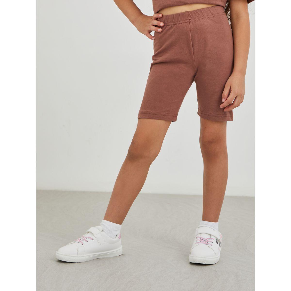 Styli Solid Oversized T-Shirt with Cycle Shorts Set-girls-clothing-setsandcoords-image-4