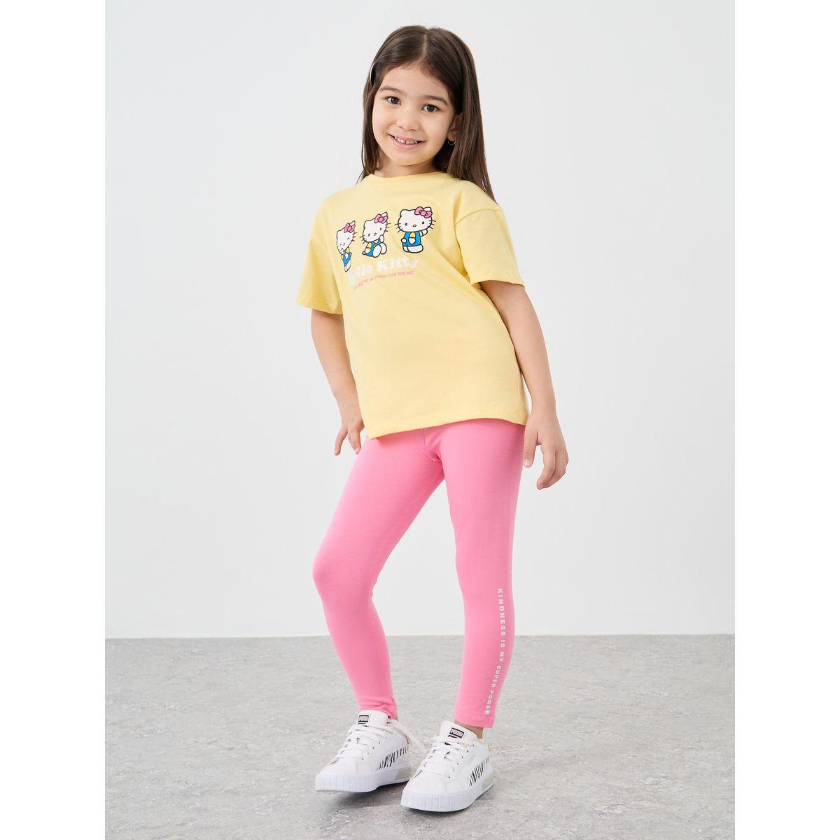 ليجنز قطن بطبعة جرافيك-girls-clothing-bottoms-leggings-image-1
