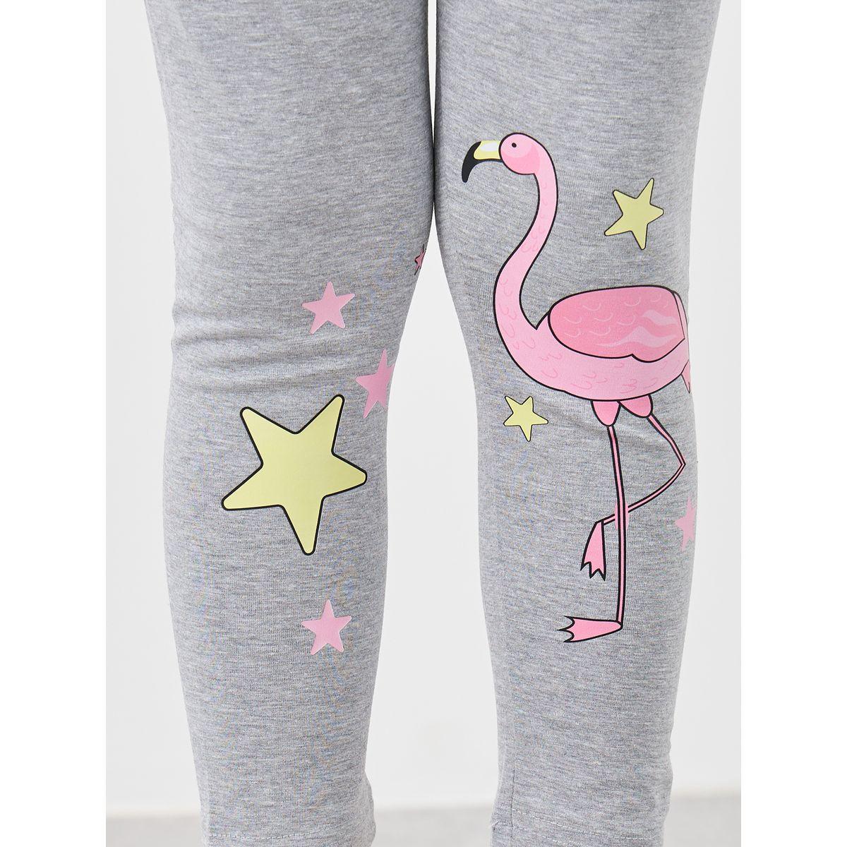 Styli Graphic Print Cotton Leggings-girls-clothing-bottoms-leggings-image-3