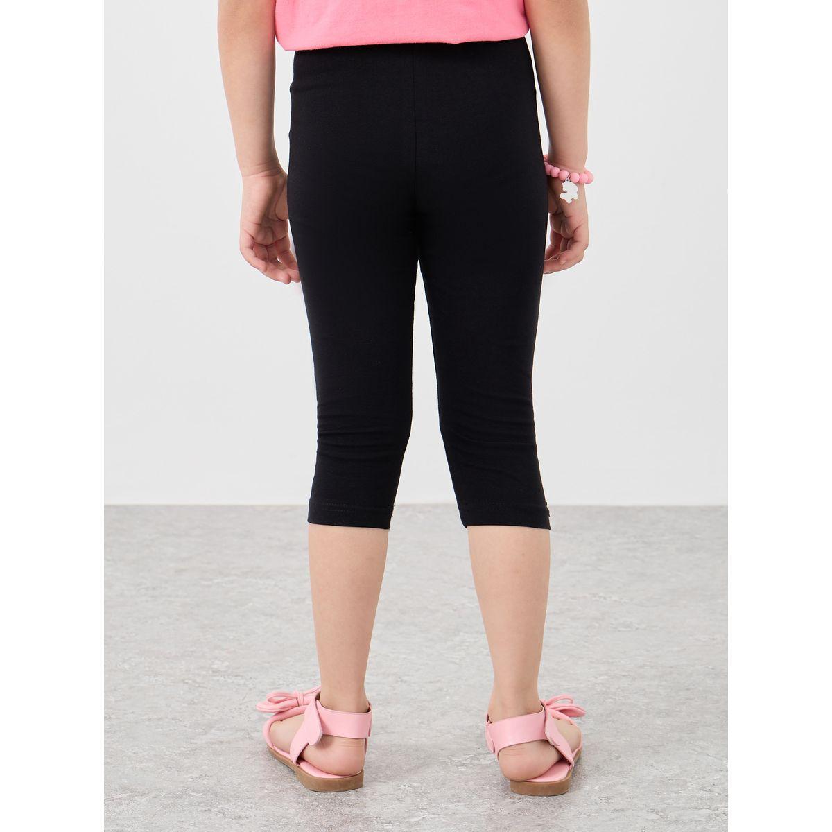 Styli Cotton Capri Length Leggings-girls-clothing-bottoms-leggings-image-4