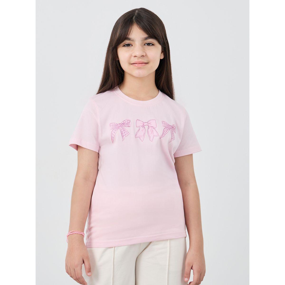 Styli Graphic Print Round Neck T-Shirt-girls-clothing-tshirts-image-3