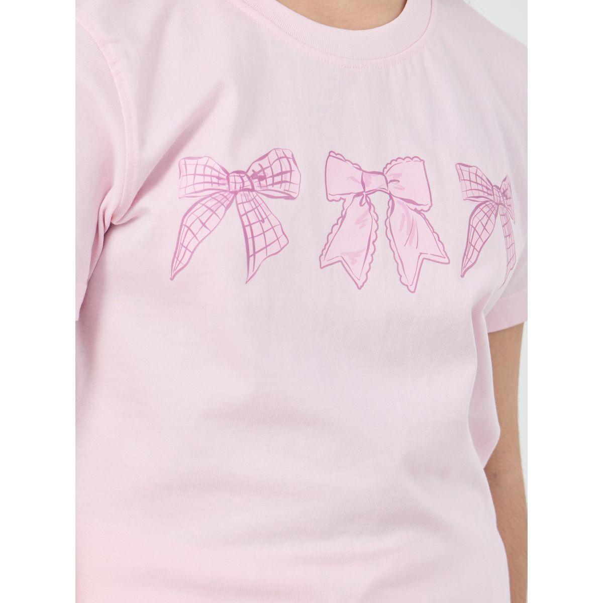 تيشيرت بياقة دائرية وطبعة جرافيك-girls-clothing-tshirts-image-4