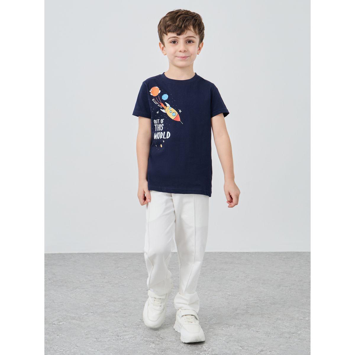 Styli Regular Fit Joggers with Pintuck Detail-boys-clothing-bottoms-joggersandtrackpants-image-2
